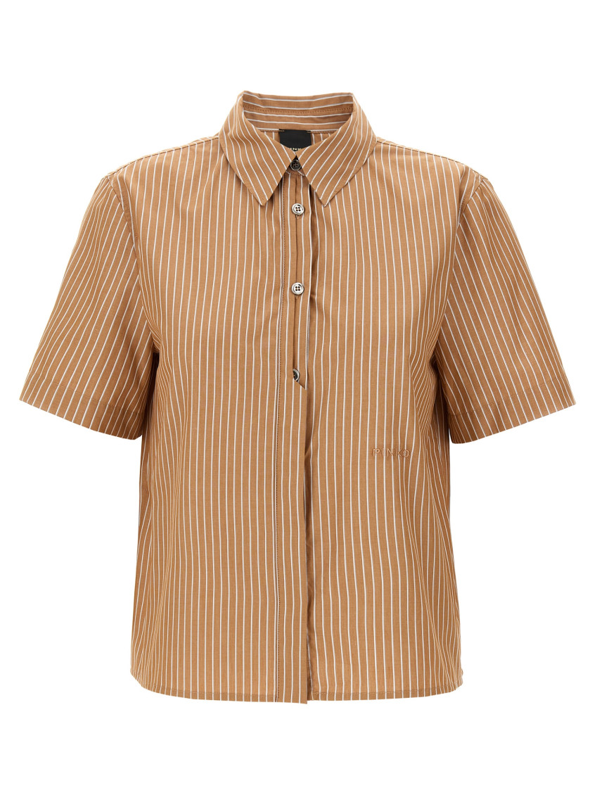 Shop Pinko Brown Innuendo Shirt