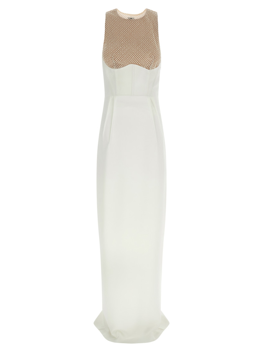 Elisabetta Franchi White Red Carpet dress for Women Online USA at  Darveys.com