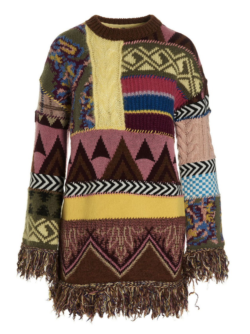 Etro Virginia Minidress In Multicolor
