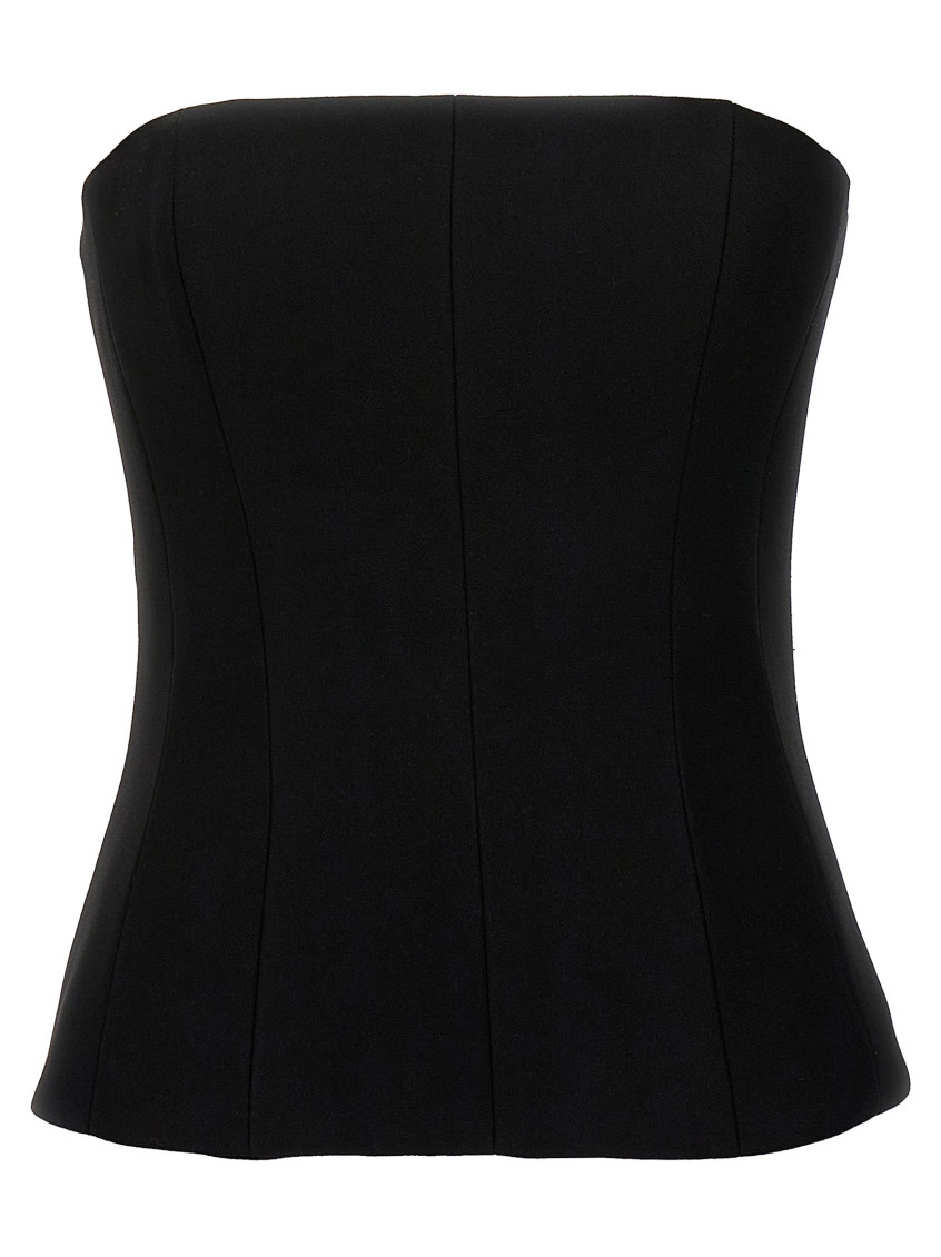 Shop Monot Black Bustier Top