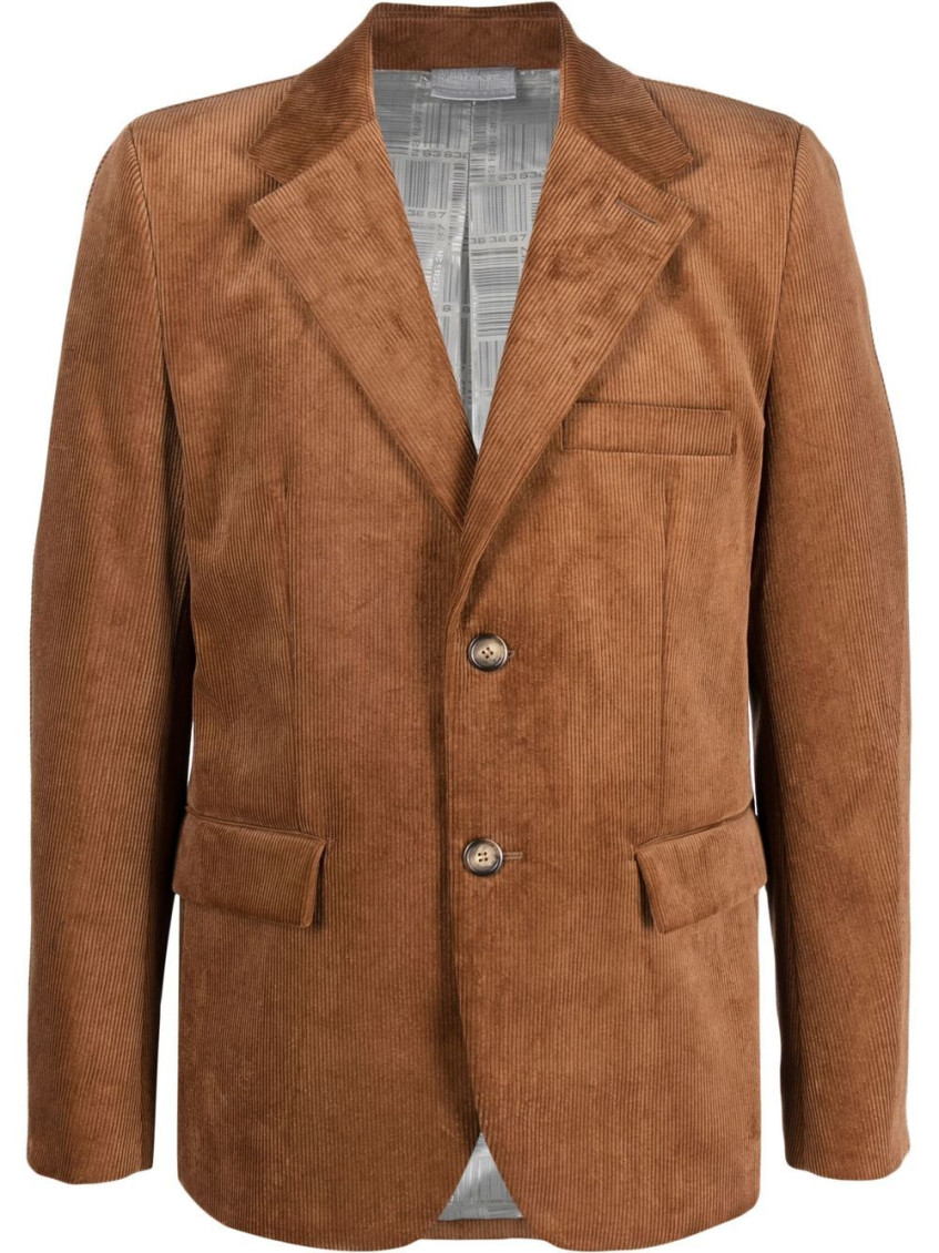 VTMNTS BROWN CORDURY TAILORED BLAZER
