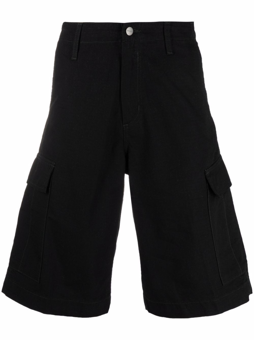 Carhartt black cargo shorts fashion