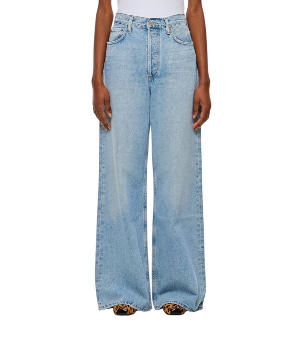 Agolde Henson Straight-leg Jeans In Blue