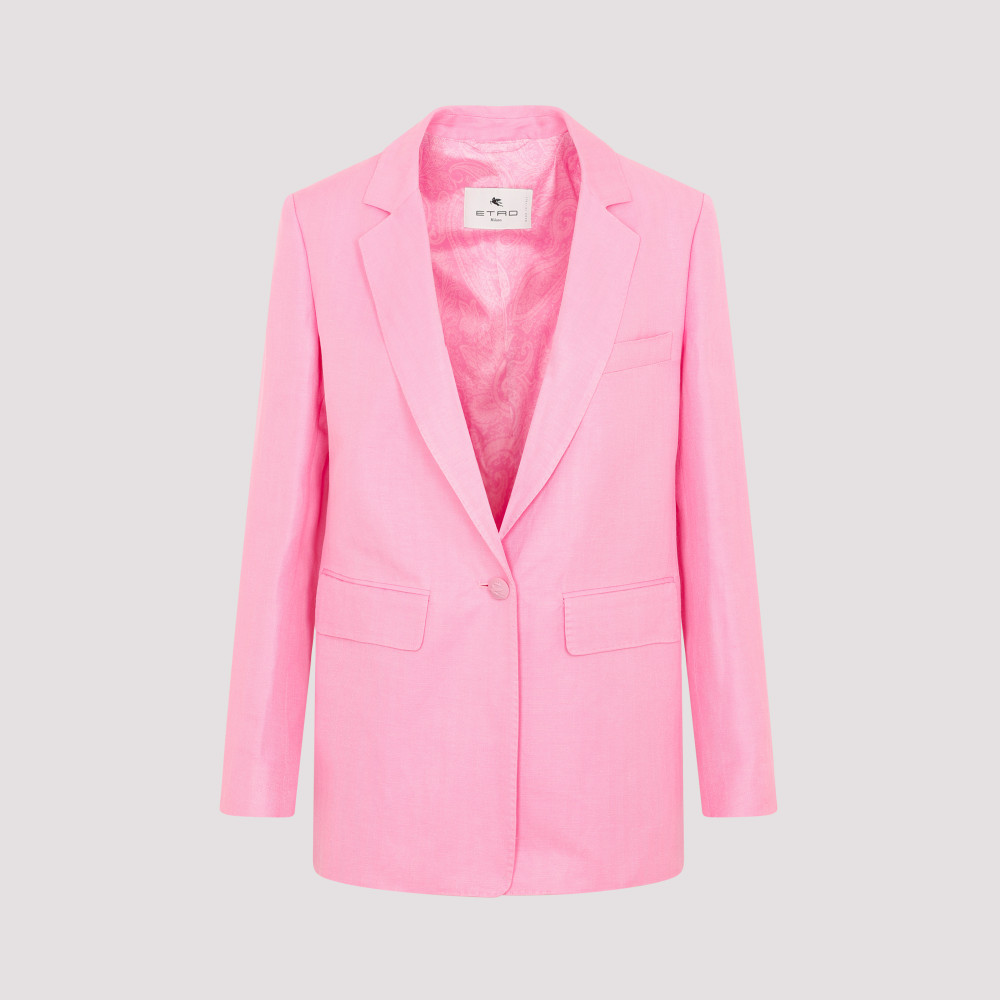 Shop Etro Pink Fuji Jacket