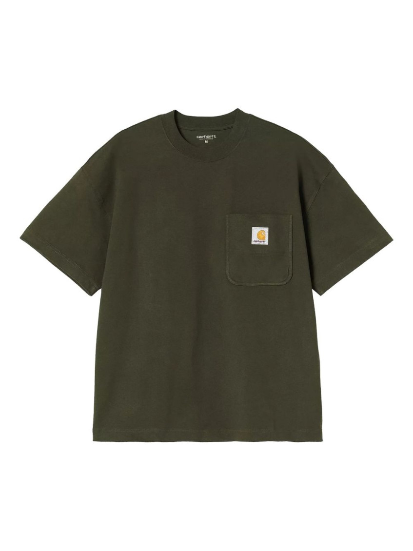 Carhartt Wip Short-sleeve T-shirt With Logo In Green