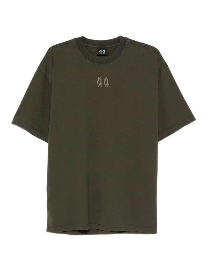 44 Label Group Green Crewneck Graphic Print T-shirt In Green