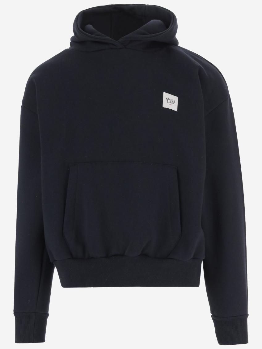 Après Surf Cotton Blend Sweatshirt With Logo In Blue