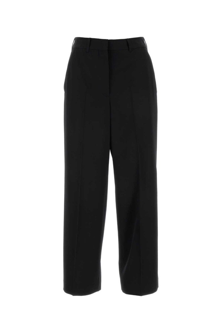 STELLA MCCARTNEY BLACK STRAIGHT LEG PANT