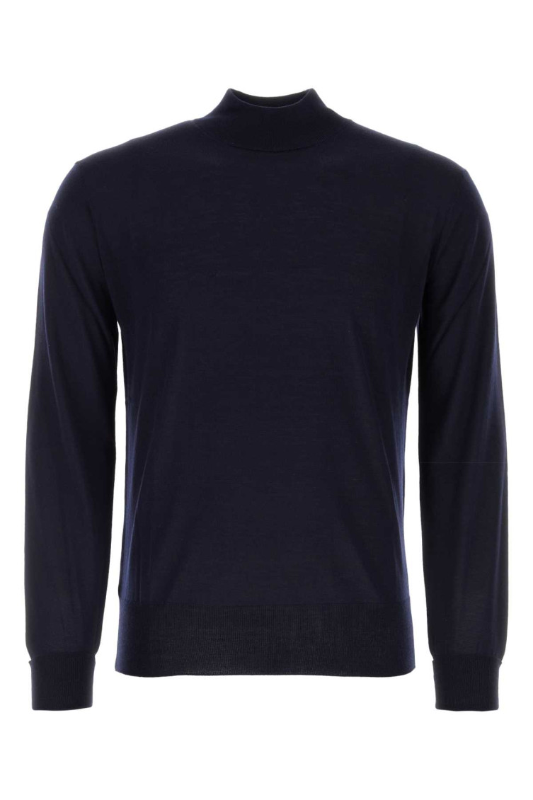 Pt Torino Versatile Ribbed Wool Sweater In White