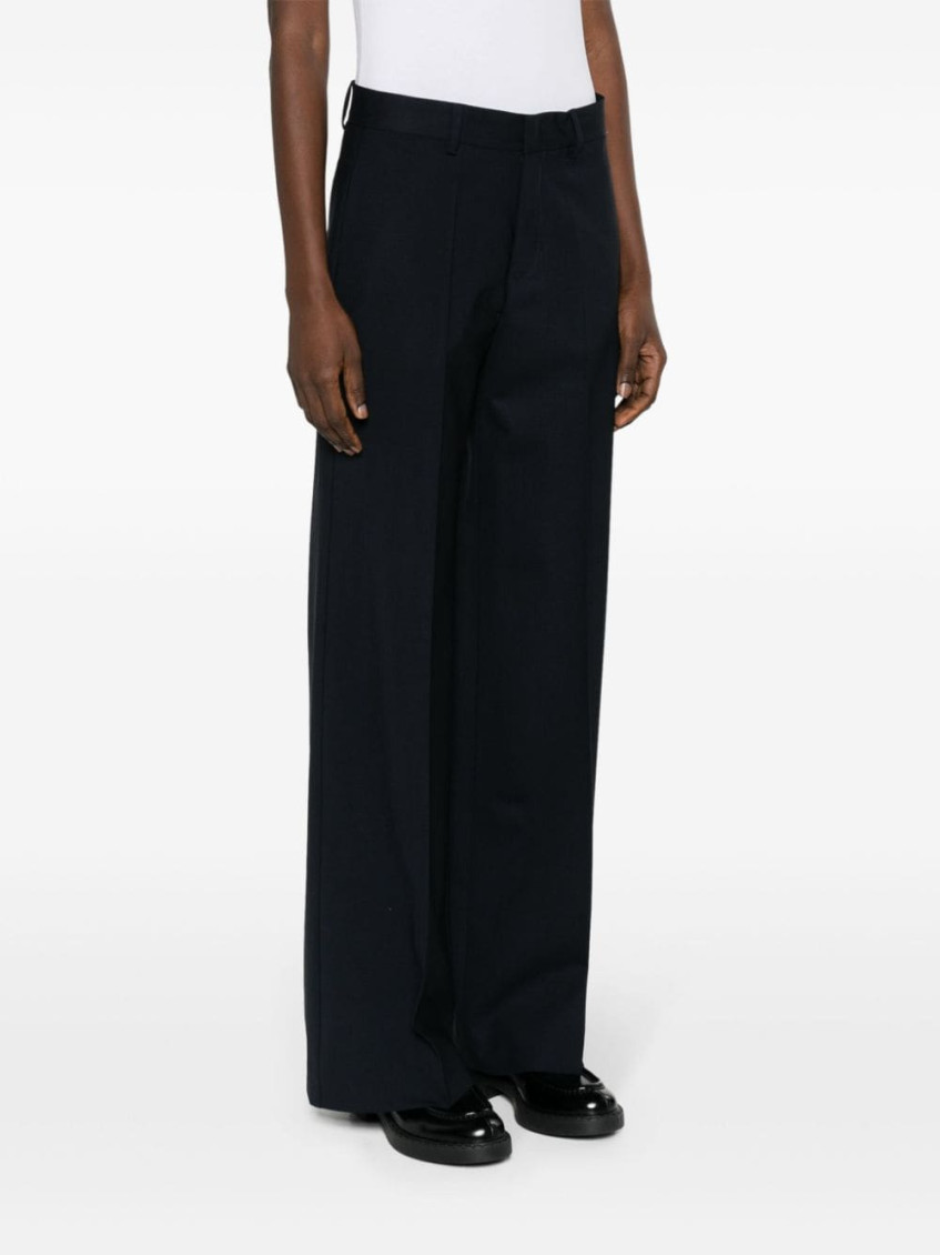 Parosh Navy Blue Straight Leg Pant for Women Online USA at