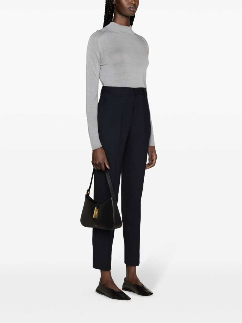 Parosh Navy Blue Slim Fit Pant for Women Online USA at