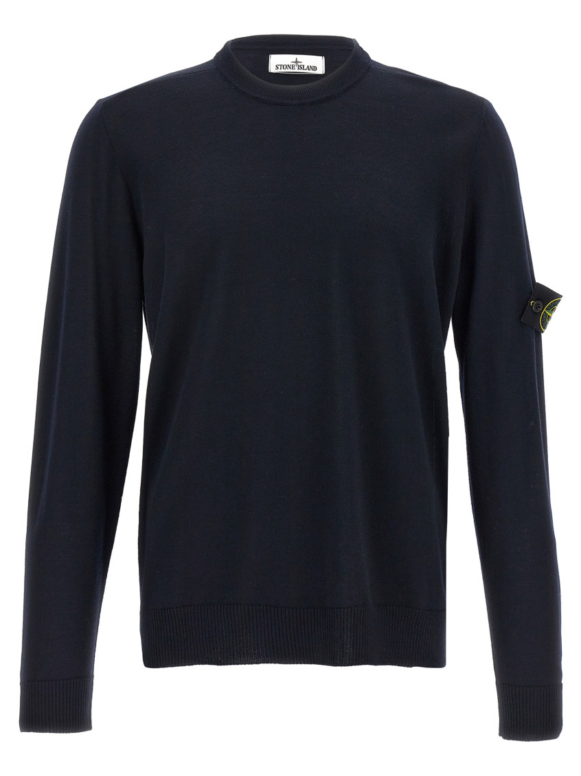Stone Island Sweaters In Dark Blue