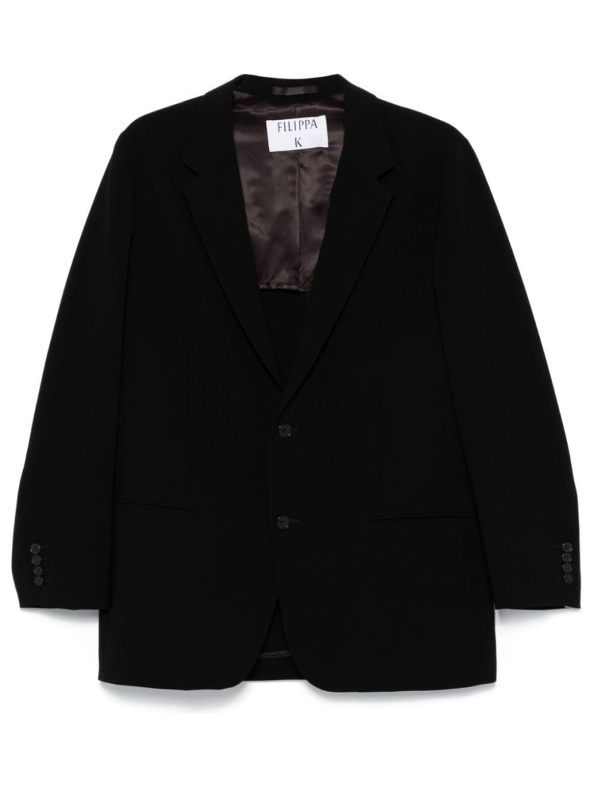 Filippa K Single-breasted Blazer Jacket In Black