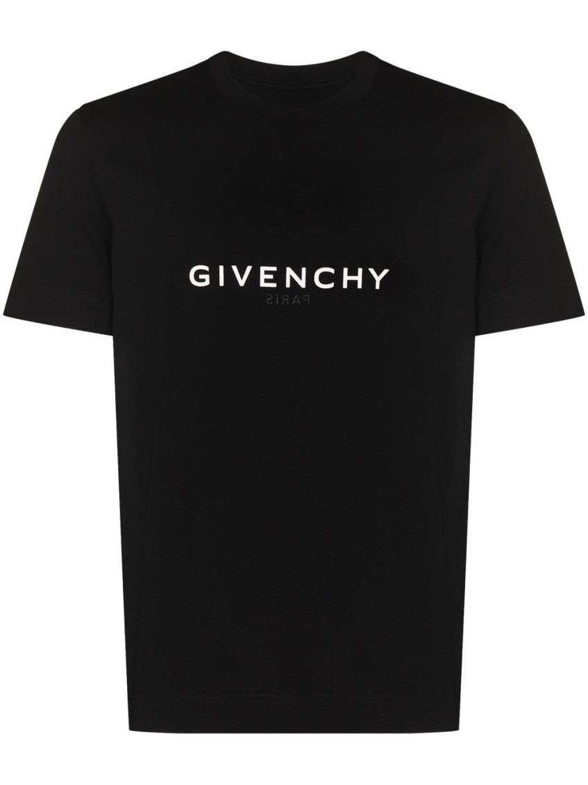 Shop Givenchy Black Logo T-shirt