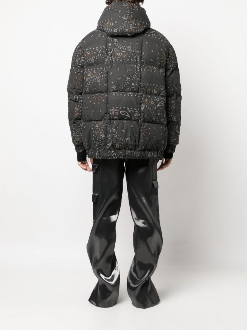 Sacai Grey Bandana Print Jacket for Men Online India at Darveys.com