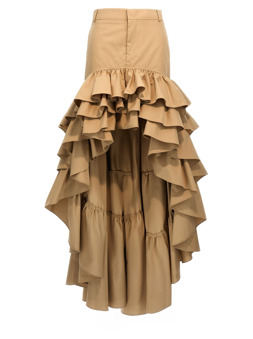 Moschino Maxi Skirt In Beige