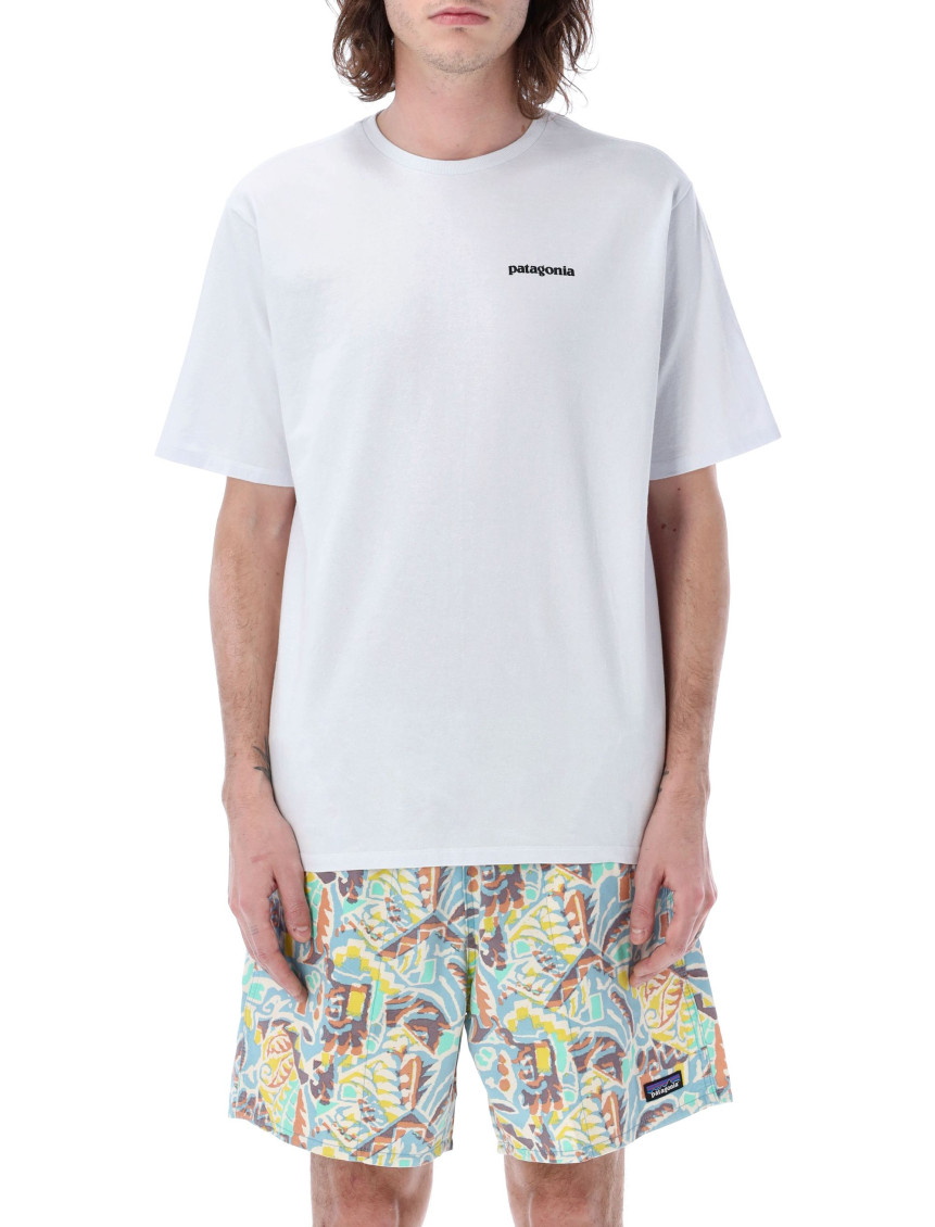 Patagonia Boardshort Logo Pocket Responsibili-tee In White