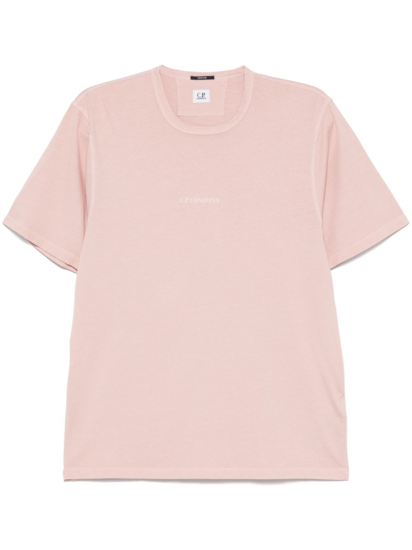C.p. Company Jersey T-shirt In Pink