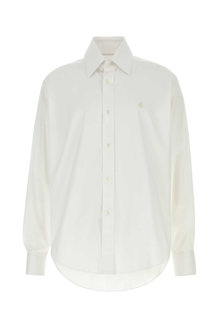 Alexander Mcqueen Skull Shirt In White