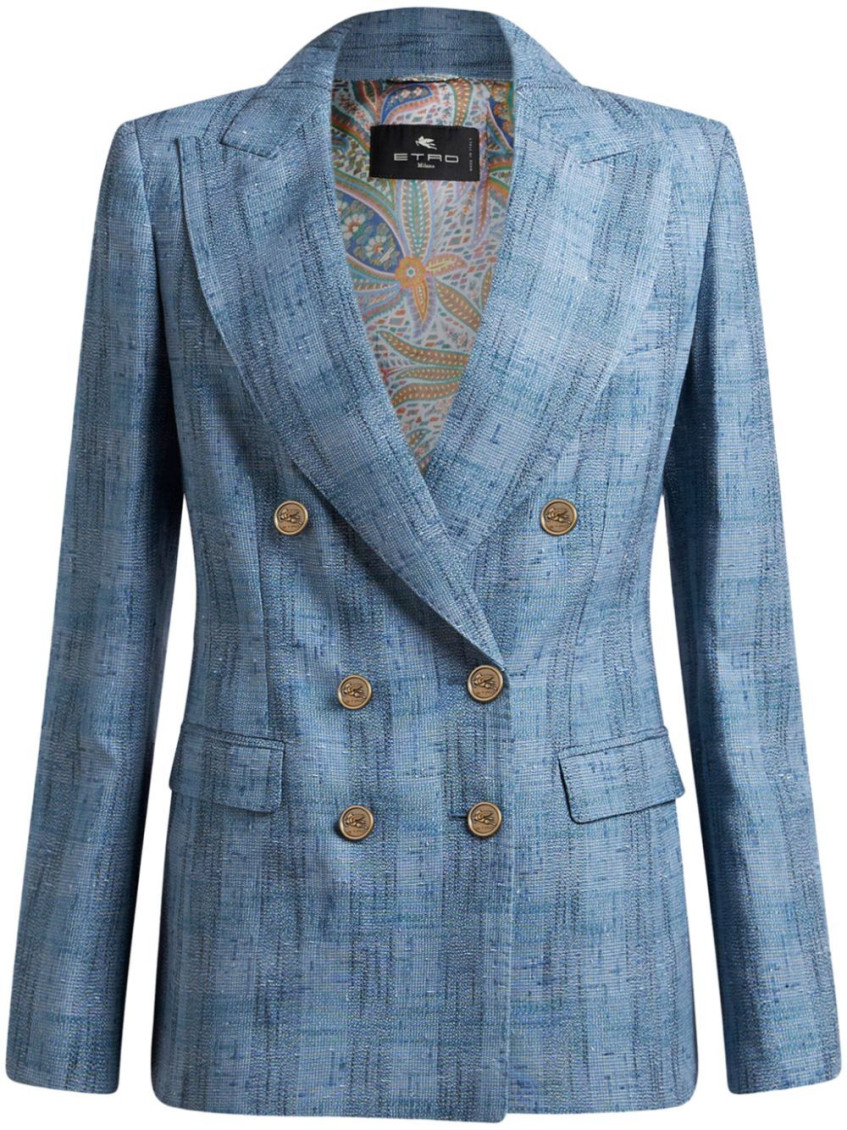 Etro Jacket In Blue