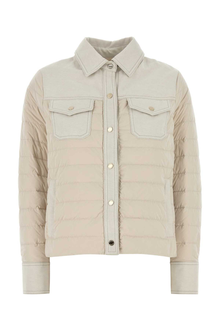 Moorer Jackets And Vests In Beige