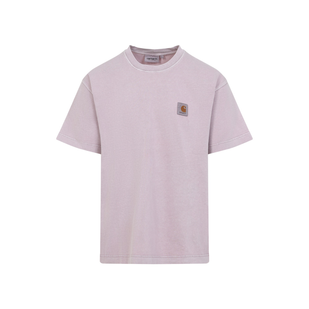 Carhartt Cotton Loose Fit T-shirt With Dropped Shoulders In Light Purple