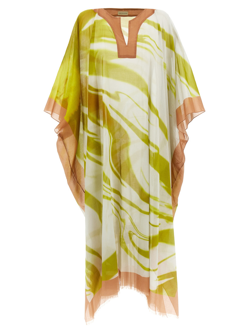Shop Dries Van Noten Multicolor Cartland Kaftan