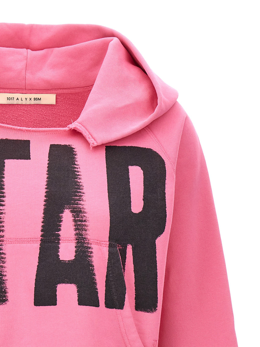 1017 Alyx 9Sm Light Pink Star Hoodie for Women Online USA at