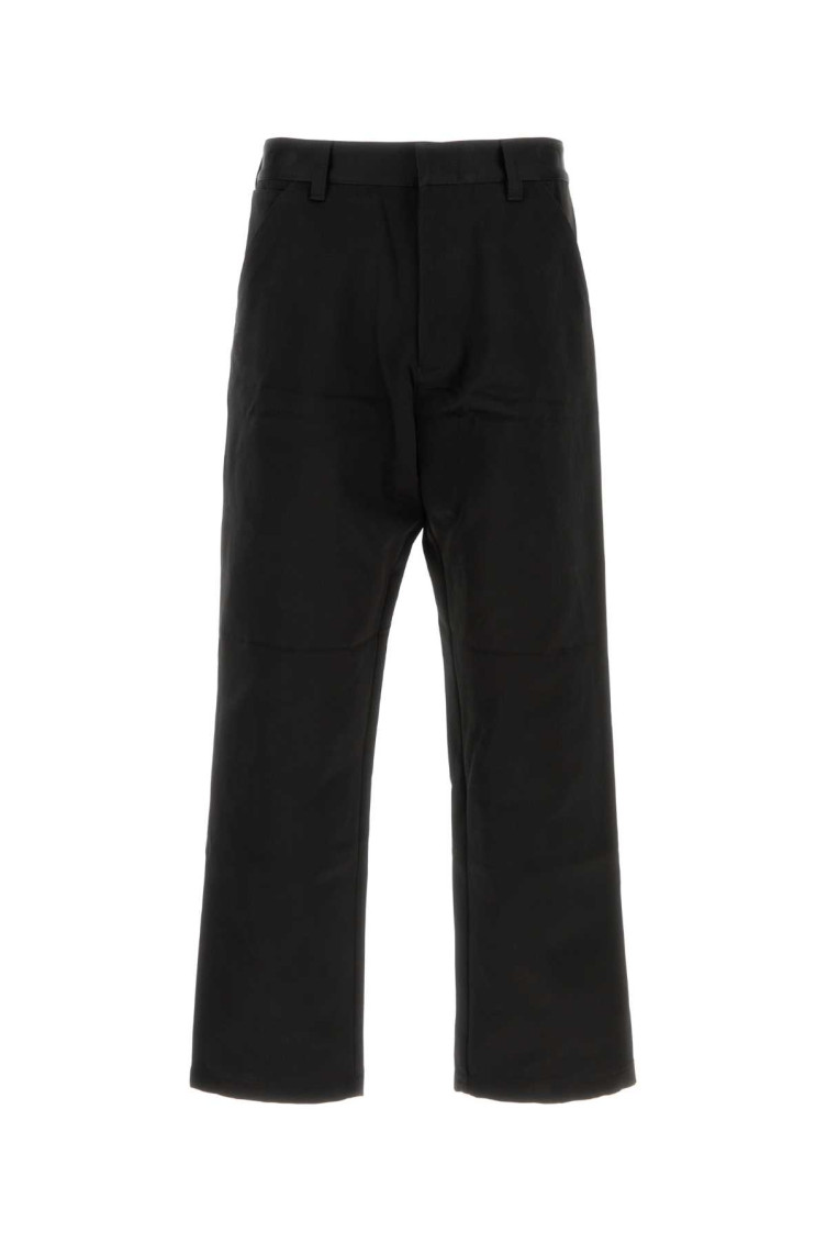 Prada Men Black Straight-cut Trousers, 30 Luxury Pants For Men Darveys In Black