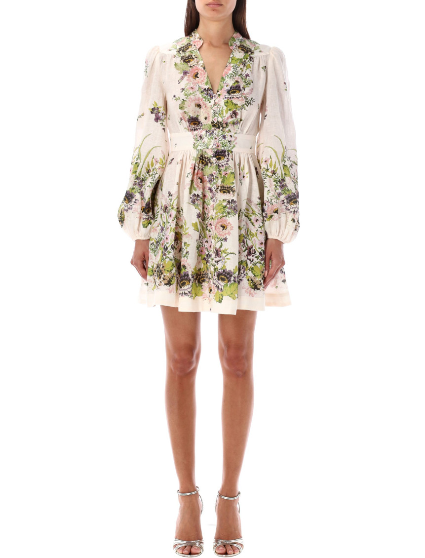 Shop Zimmermann White Halliday Mini Dress