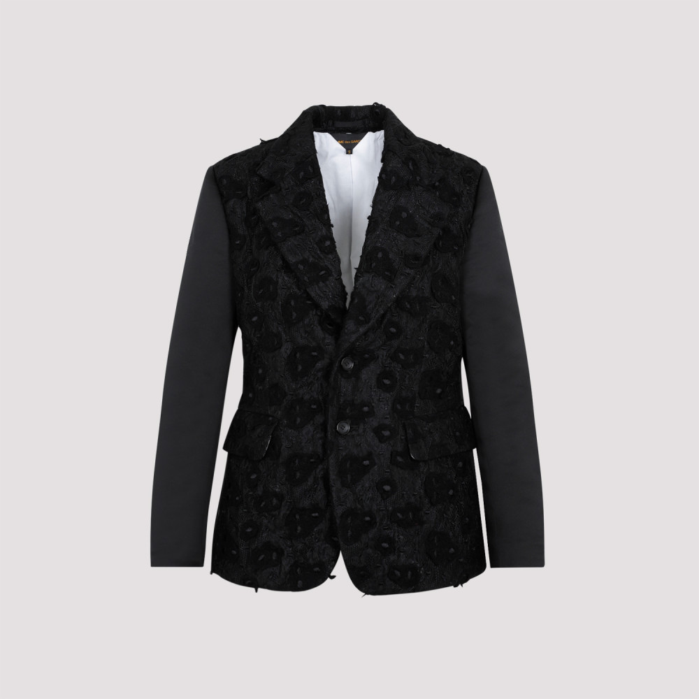 Shop Comme Des Garçons Black Wool Jacket