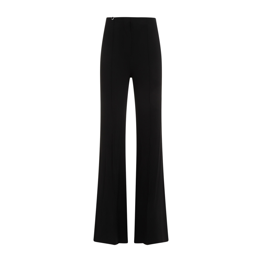 Jacquemus Le Pantalon Apollo High-rise Flared Pants In Black