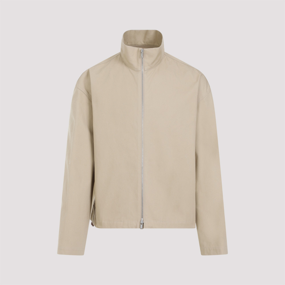 JIL SANDER GREY DROPPED SHOULDER JACKET