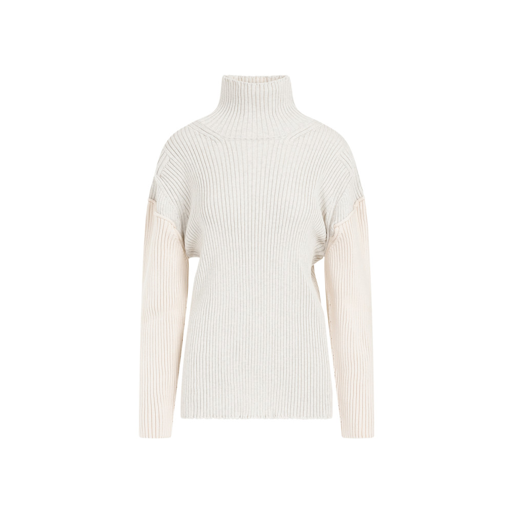 The Row Dua Ribbed Sweater In White
