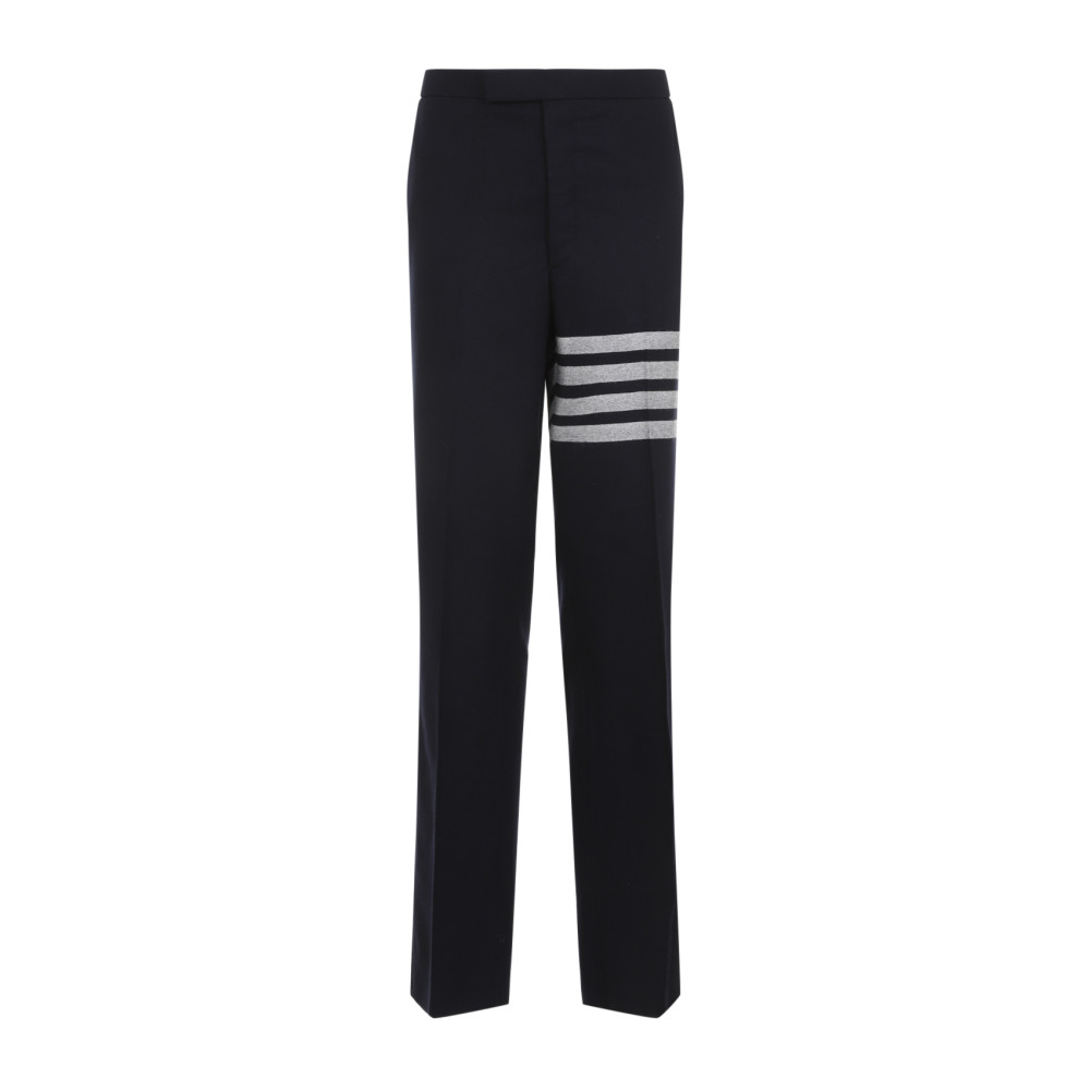 Thom Browne 4-bar Stripe Pant In Navy Blue