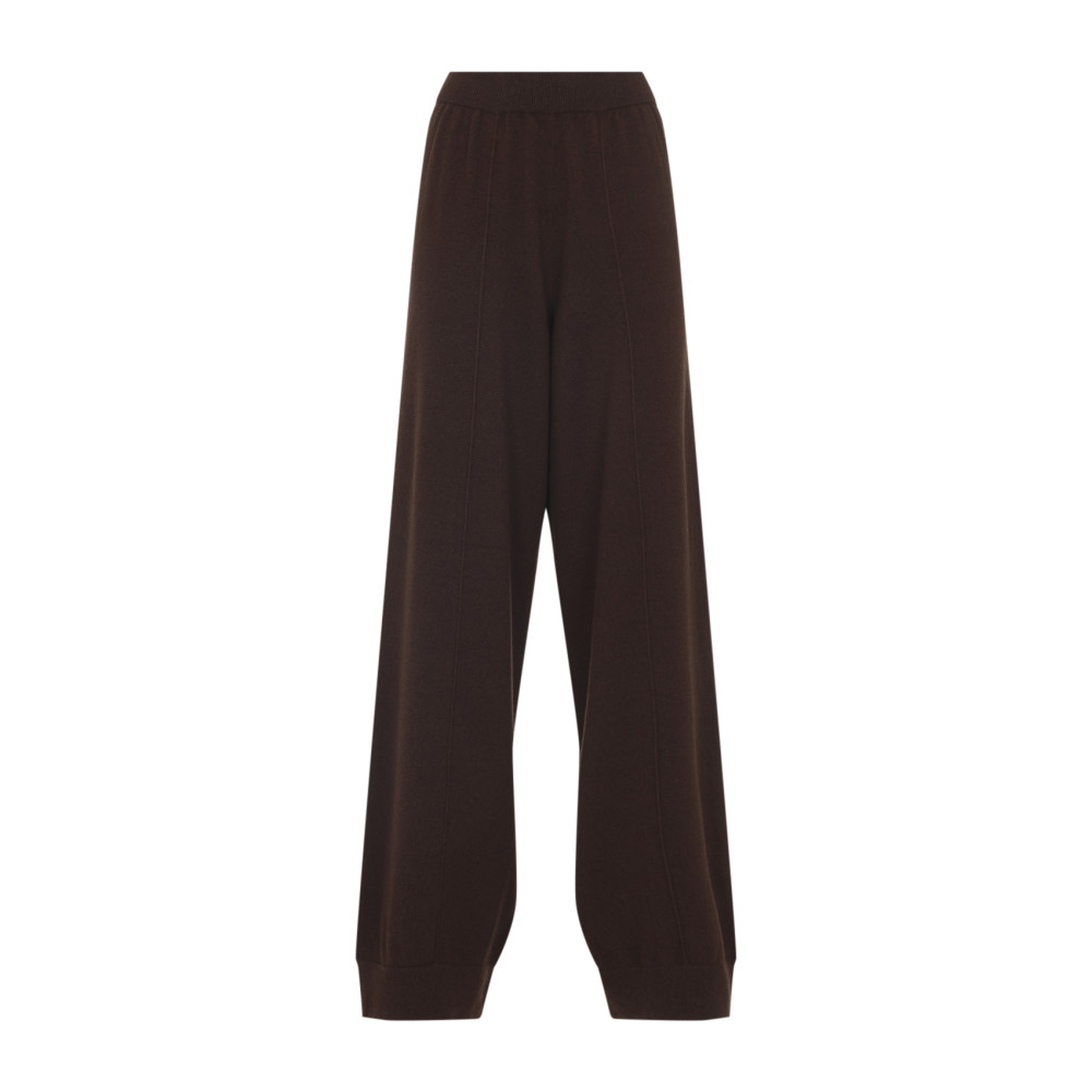 Fabiana Filippi Relaxed Fit Wide Leg Trousers In Brown