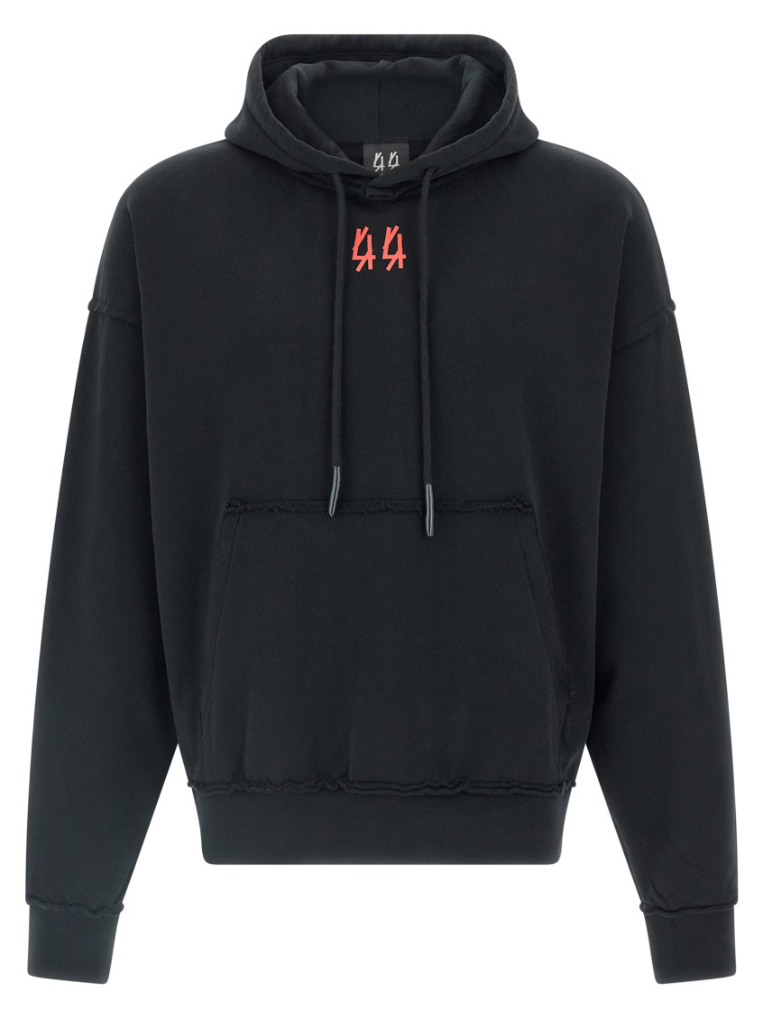 44 Label Group Black Drip Hoodie Sweatshirt In Black