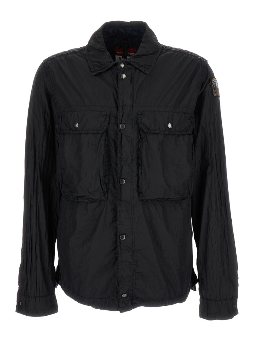 Parajumpers Black Jannik Lightweight Jacket In Polyamide Man In Black