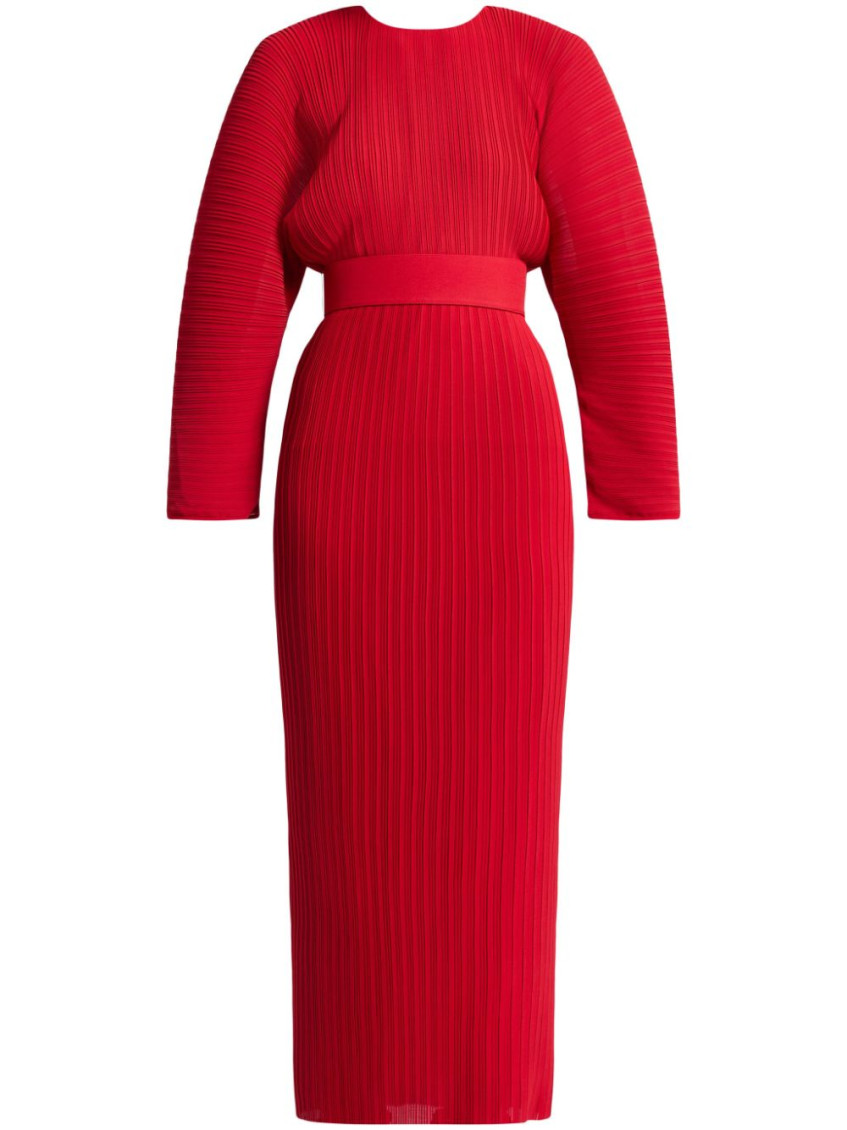 関税込【SOLACE LONDON】The Mirabelle Maxi Dress in Ruby Solace London Red Mirabelle maxi dress for Women Online USA