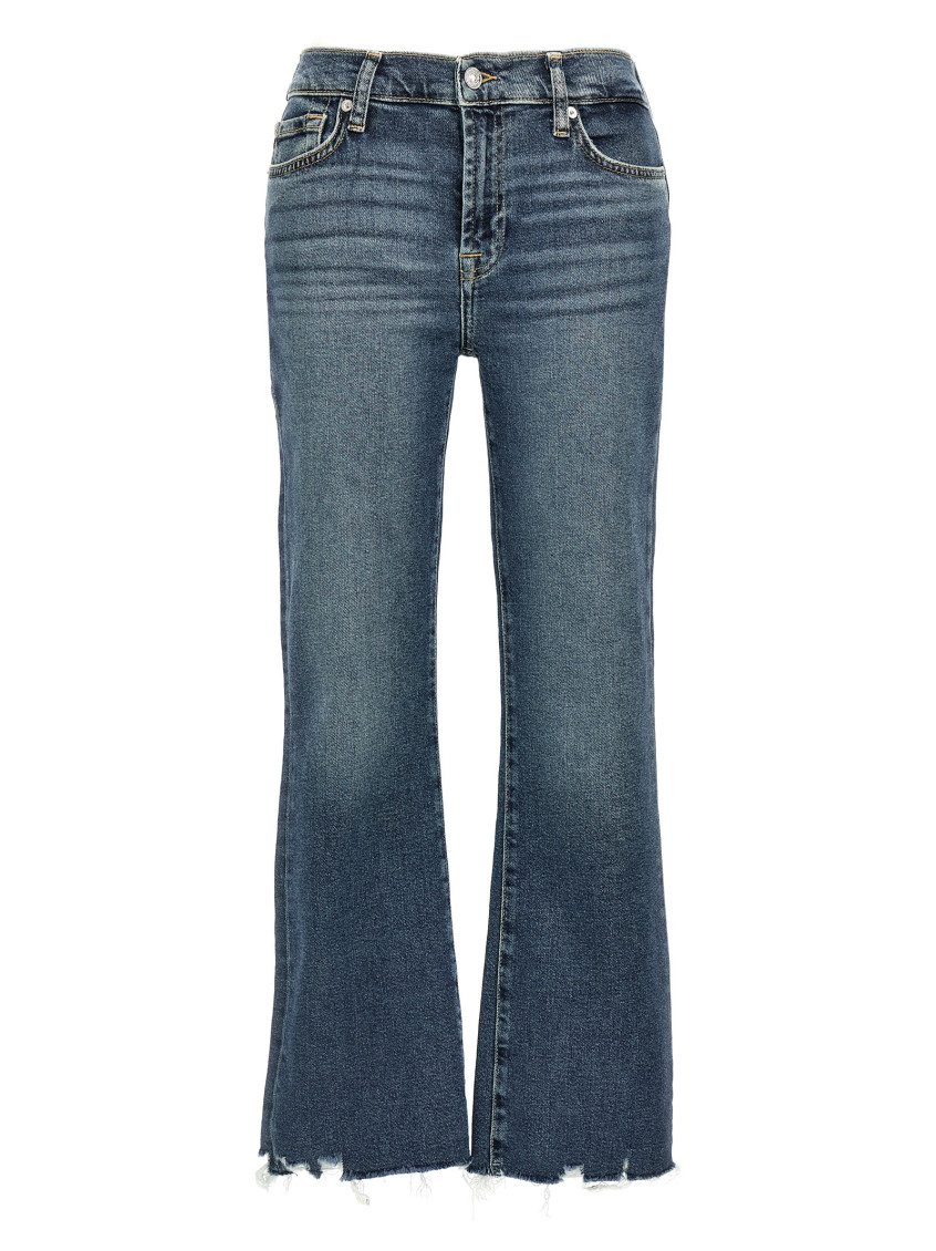 7 For All Mankind Daisy Bootcut Jeans In Blue
