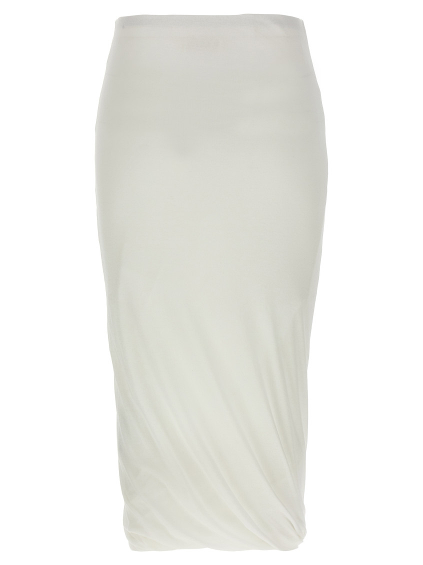 スカート JIL SANDER 'Twisted' midi skirt White J02MA0274J20249 Jil Sander White Twisted midi skirt for Women Online USA at