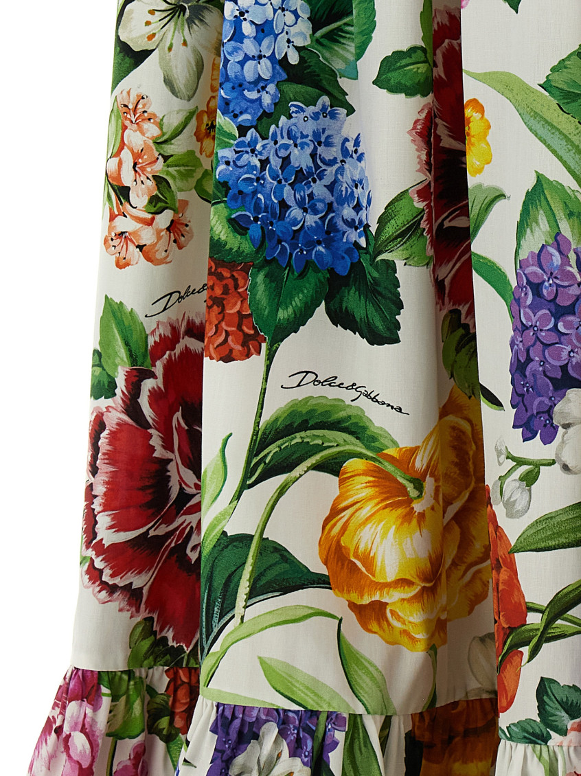 スカート DOLCE & GABBANA Floral flounces skirt Multicolor Dolce & Gabbana Multicolor Floral flounces skirt for Women