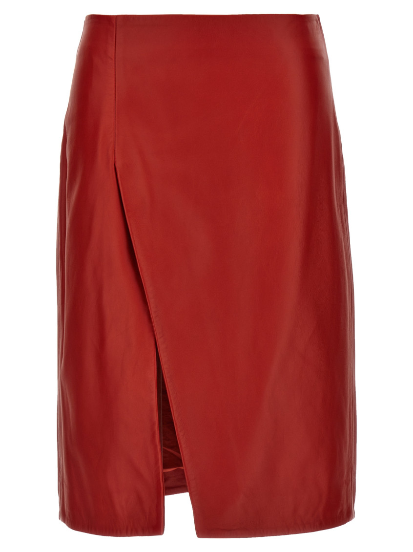 Shop Loulou Studio Red Ekare Skirt