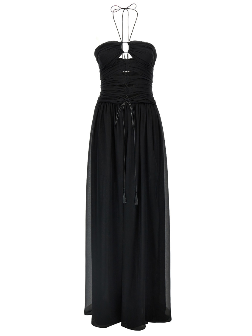 Tom Ford Silk Dress Dresses Black In Black