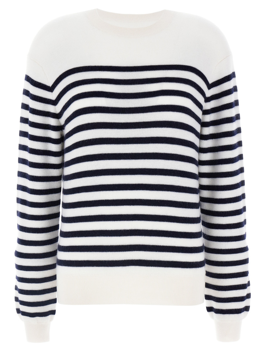 Khaite Blackwhite Viola Sweater In Blackwhite