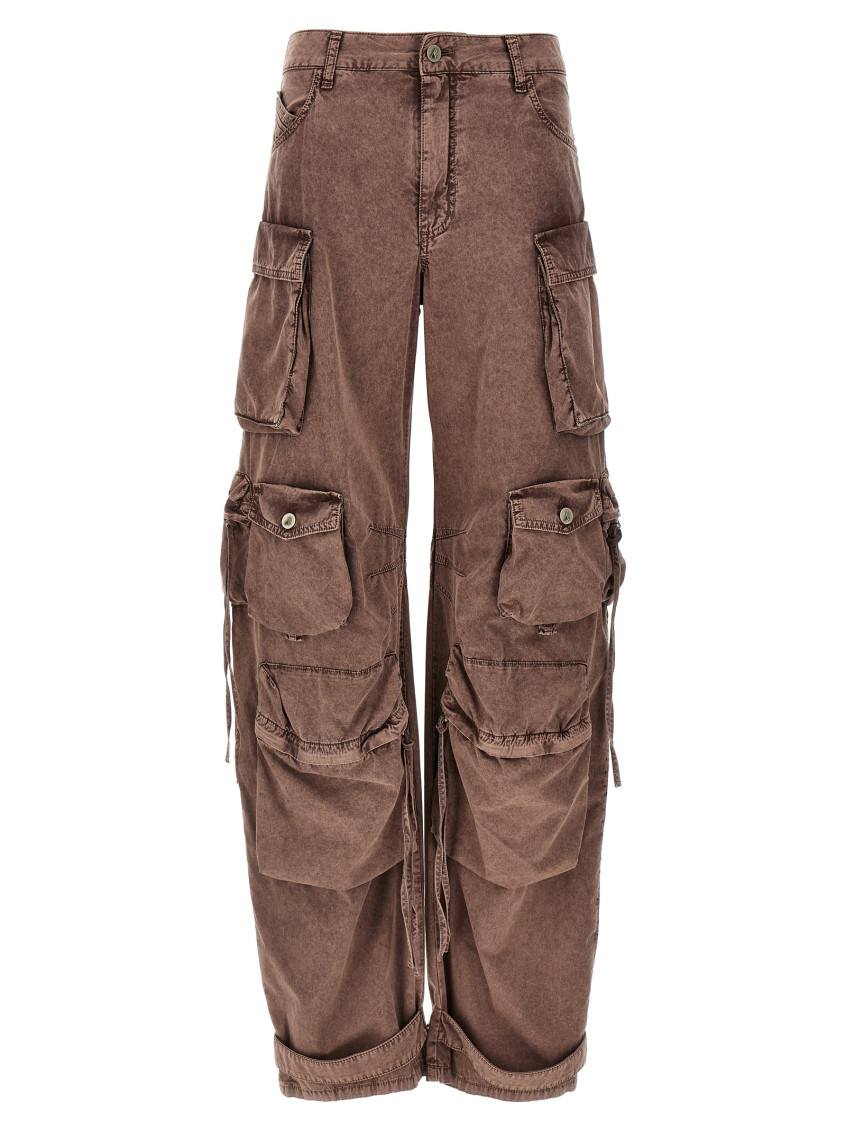 Shop Attico Purple Fern Pants