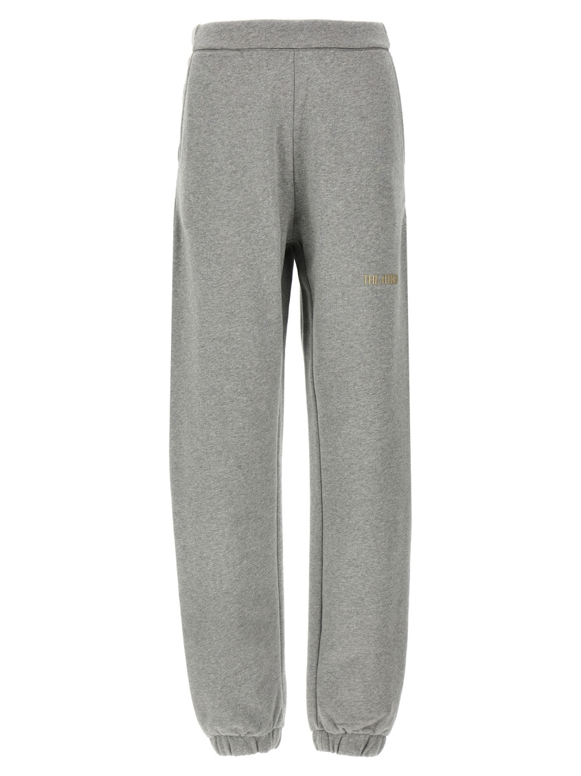 Attico Logo Sweatpants In Grey