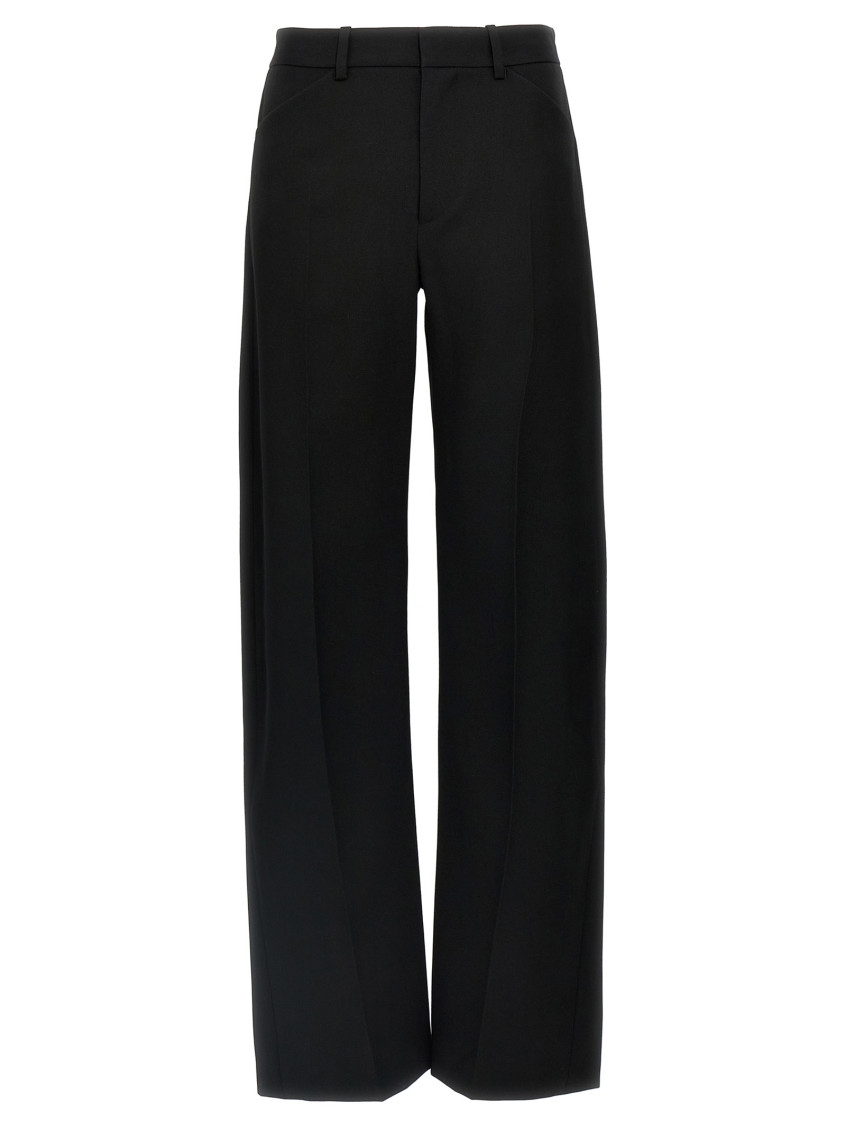 Alexander Wang Black Wool Pants In Black