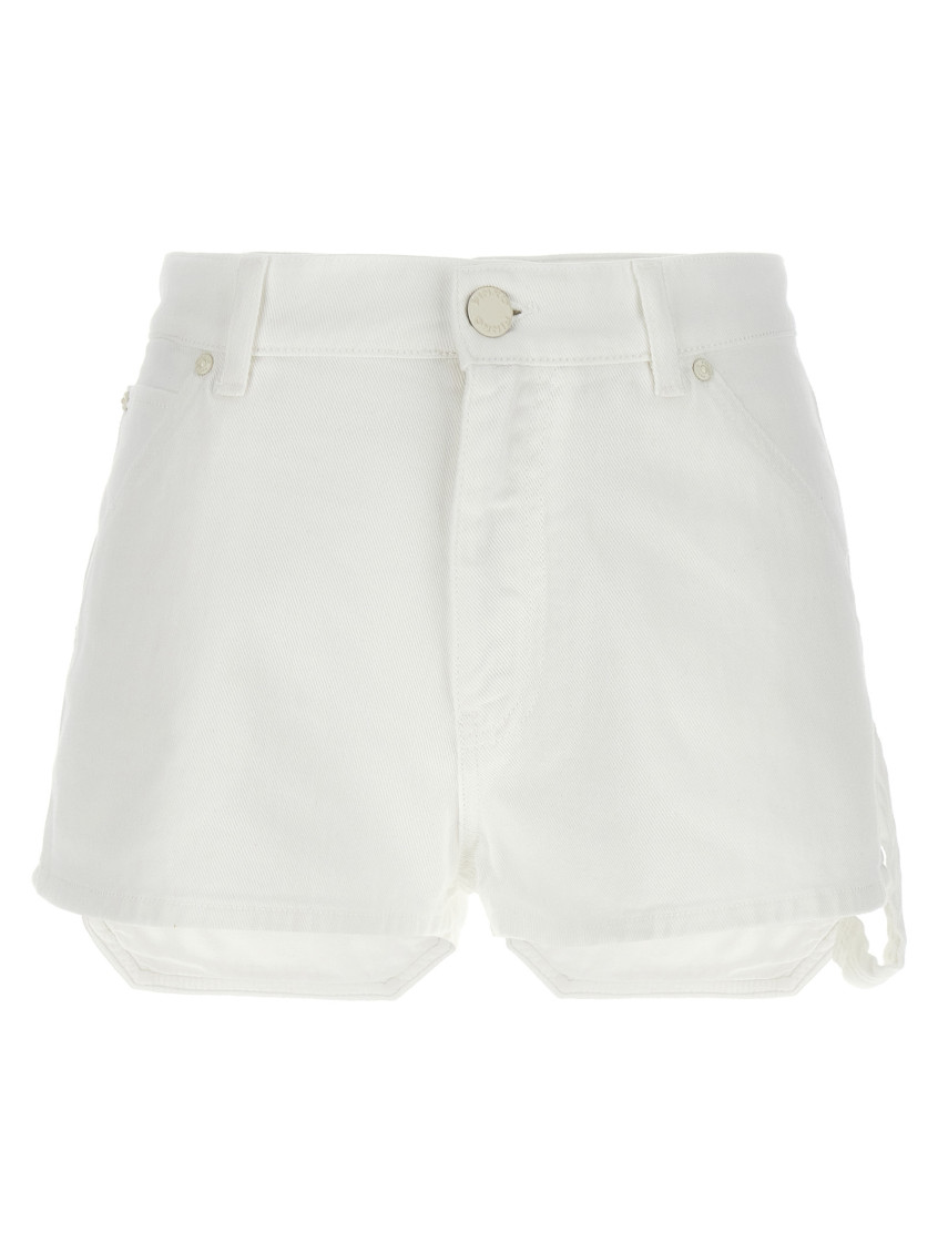 Shop Pinko White Sao Tome Shorts