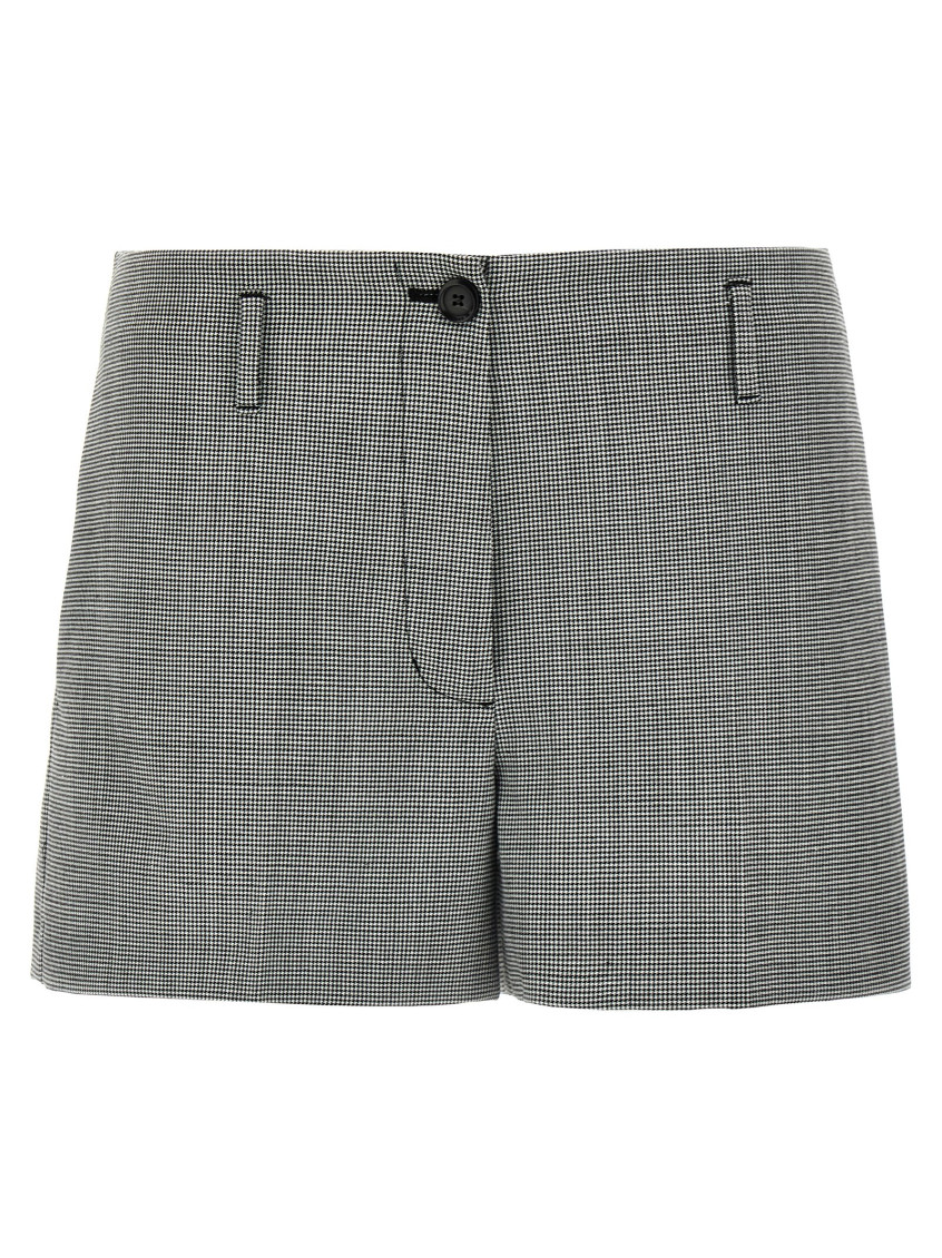 Pinko Nevi Shorts In Blackwhite